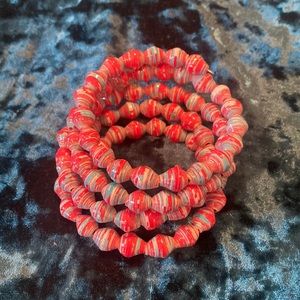 Beaded wrap bracelet
